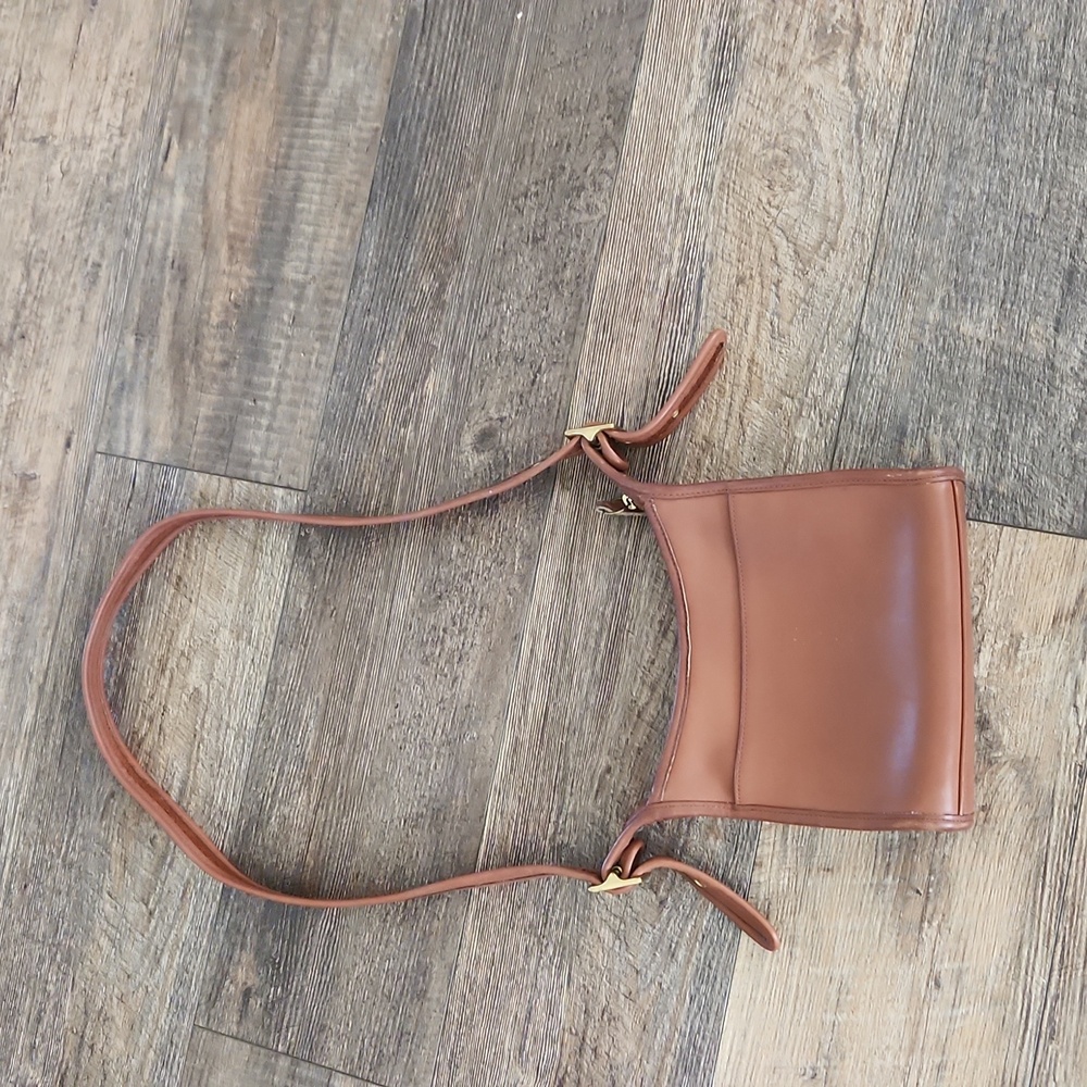 coach leather brown bag